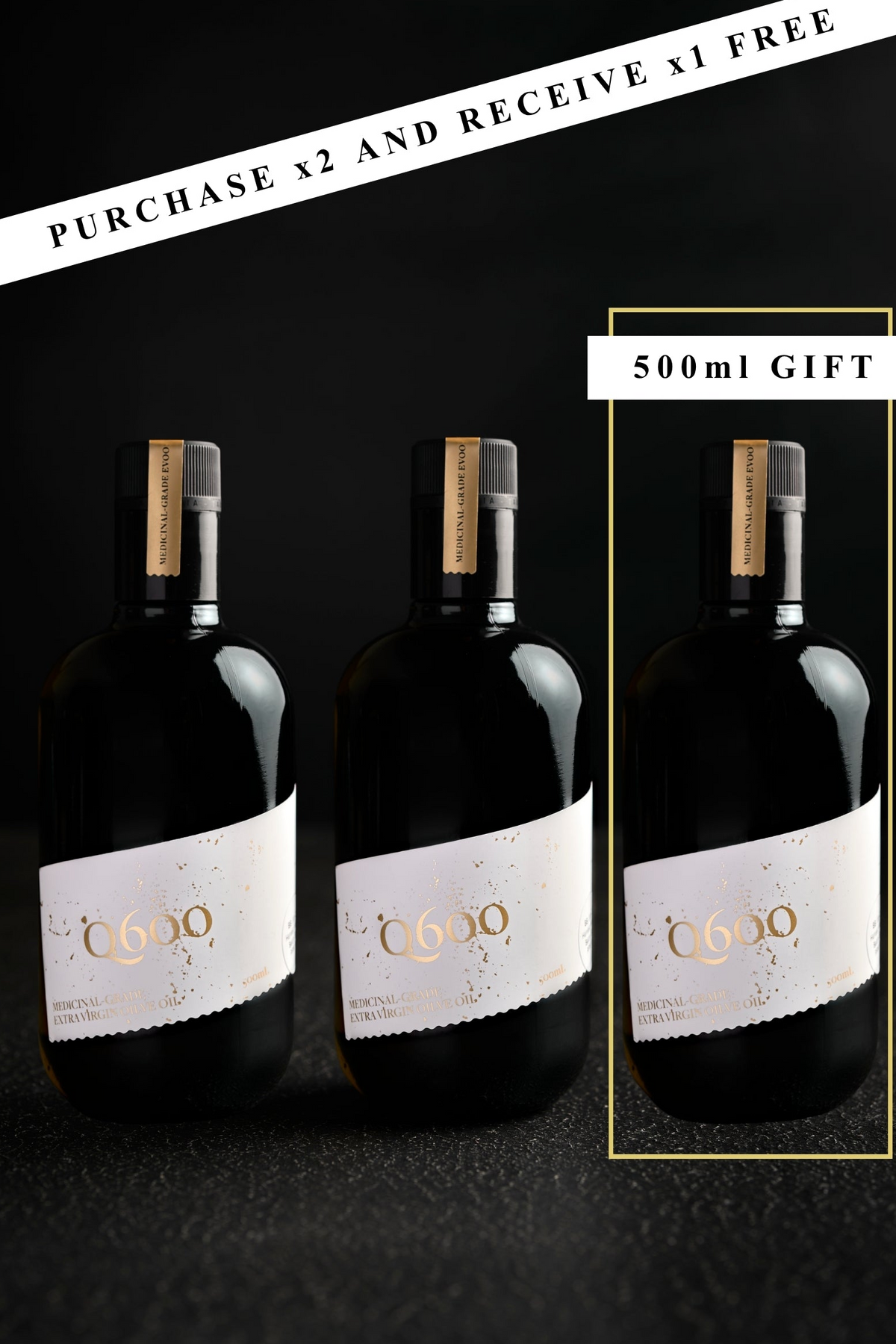Q600 Medicinal-Grade Polyphenol Olive Oil | Daily Ritual