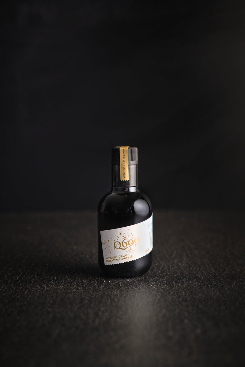 High polyphenol extra virgin olive oil bottle from Australia early harvest lab tested